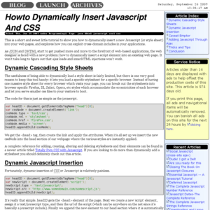 http://www.hunlock.com/blogs/Howto_Dynamically_Insert_Javascript_And_CSS