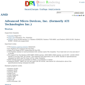 http://dri.freedesktop.org/wiki/AMD?action=show&redirect=ATI
