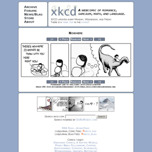 xkcd: Nowhere